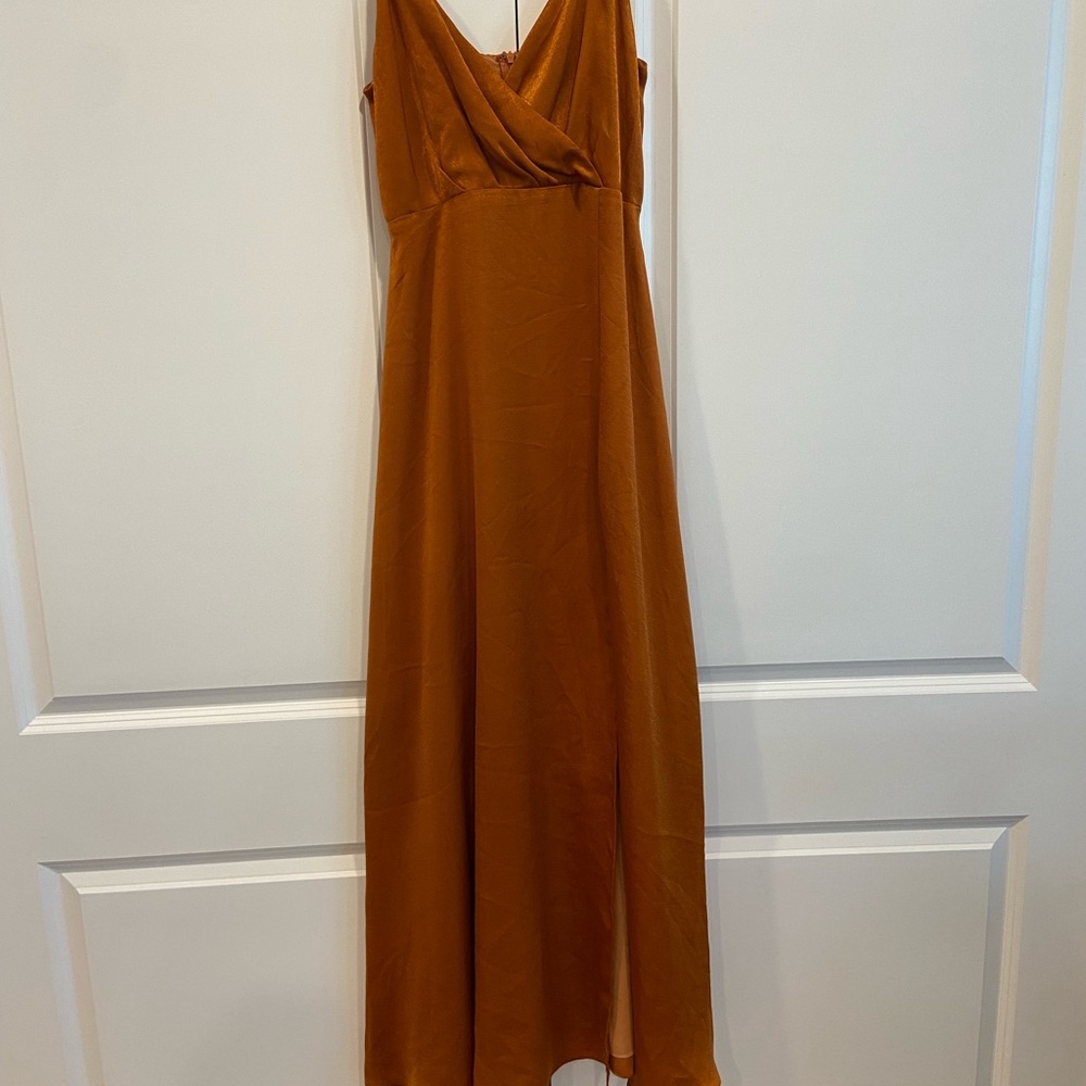 Lulu’s Satin Maxi Dress